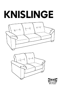 Manual IKEA KNISLINGE Sofá