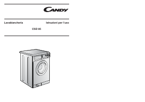 Manuale Candy CSD 85-03S Lavatrice