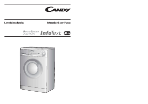 Manuale Candy CS 085 D-RU Lavatrice