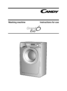 Manual Candy EVOS 7122D-80 Washing Machine