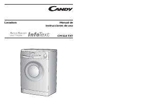 Manual de uso Candy CM 614TXT-37 Lavadora