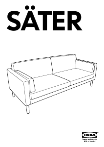 Kasutusjuhend IKEA SATER Diivan