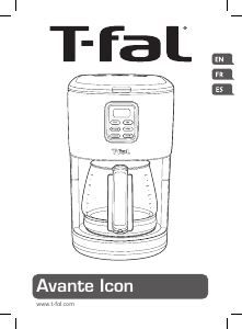 Manual de uso Tefal CM730D51 Avante Icon Máquina de café