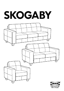 Manual de uso IKEA SKOGABY Sofá