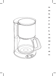 Handleiding Tefal CM3628MX Koffiezetapparaat