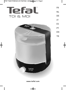 Kullanım kılavuzu Tefal EF501601 Toi & Moi Fondü