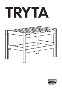 Handleiding IKEA TRYTA Bank