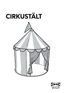 Bruksanvisning IKEA CIRCUSTALT Tält