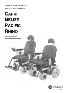 Mode d’emploi Handicare Pacific Fauteuil roulant électrique