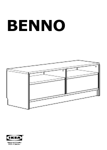 Bruksanvisning IKEA BENNO TV-bänk