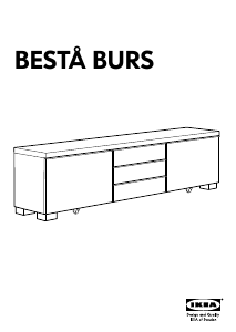 Käyttöohje IKEA BESTA BURS Tv-taso