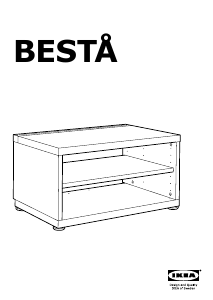 Руководство IKEA BESTA Тумба под телевизор