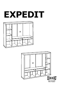 사용 설명서 이케아 EXPEDIT TV 벤치