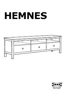 Manuál IKEA HEMNES Televizní stolek