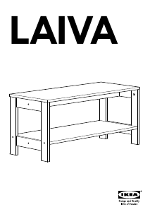 Brugsanvisning IKEA LAIVA TV-møbel