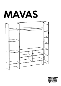 사용 설명서 이케아 MAVAS TV 벤치