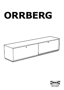 Manuál IKEA ORRBERG Televizní stolek