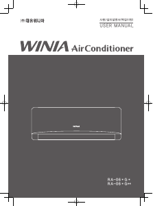 사용 설명서 위니아 RA-066GWB 에어컨