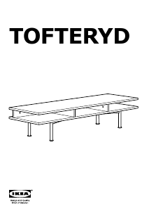 Használati útmutató IKEA TOFTERYD TV-asztal