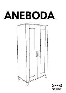 Посібник IKEA ANEBODA Гардероб