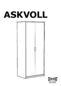 Manuál IKEA ASKVOLL Šatní skříň