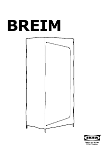 Rokasgrāmata IKEA BREIM Drēbju skapis