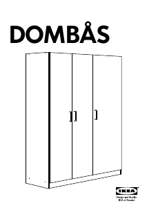 Manual de uso IKEA DOMBAS Armario