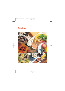 Manuale Tefal EF250012 Fonduta