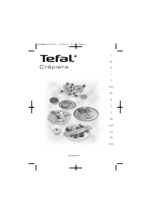 Manual Tefal PY555825 Crepiers Máquina de Crepes