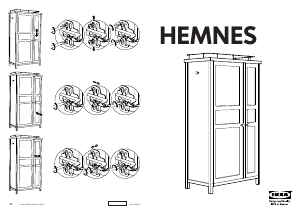 Bedienungsanleitung IKEA HEMNES Kleiderschrank
