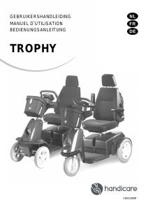 Mode d’emploi Handicare Trophy Scooter de mobilité