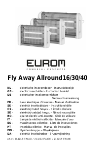 Bruksanvisning Eurom Fly Away 16 Elektronisk skadedjursbekämpning