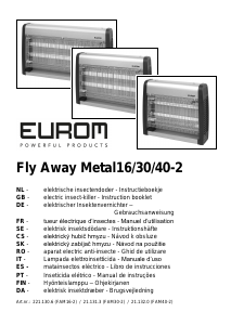 Brugsanvisning Eurom Fly Away Metal 16-2 Skadedyr repeller