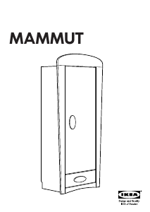 Manual de uso IKEA MAMMUT Armario
