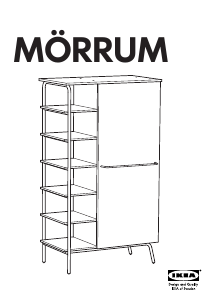 Manuál IKEA MORRUM Šatní skříň