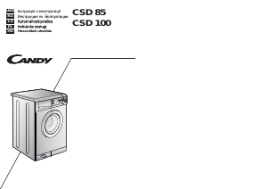 Instrukcja Candy CSD 100-03S Pralka