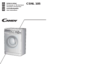 Instrukcja Candy CSNL 105-03 S Pralka