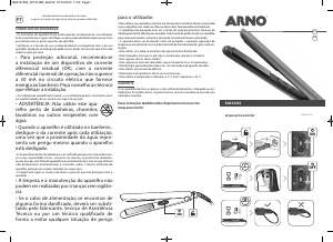 Manual de uso Arno SF1513B0 EasyLiss Plancha de pelo