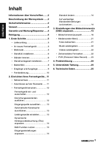 Bedienungsanleitung Hannspree AD32UMMB LED fernseher