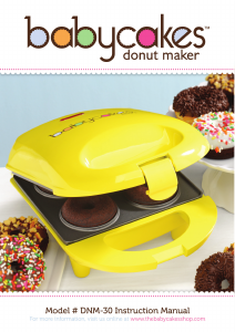 Handleiding Babycakes DNM-30 Donutmaker