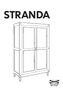 Brugsanvisning IKEA STRANDA Garderobeskab