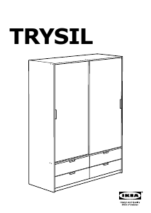 Bruksanvisning IKEA TRYSIL Garderob