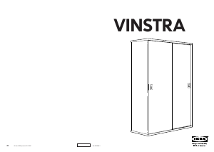 Manual IKEA VINSTRA Wardrobe