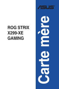 Mode d’emploi Asus ROG STRIX X299-XE GAMING Carte mère