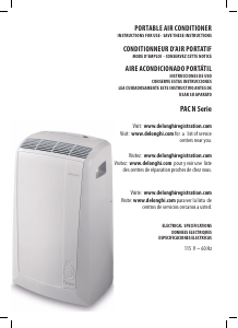 Mode d’emploi DeLonghi PAC N270GN Climatiseur