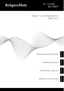 Manual Krüger and Matz KM1162.2 Tablet