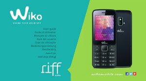 Manual de uso Wiko Riff Teléfono móvil