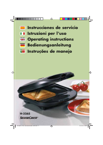 Manual de uso SilverCrest IAN 46890 Grill de contacto