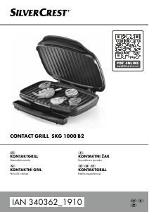 Használati útmutató SilverCrest IAN 340362 Kontaktgrill