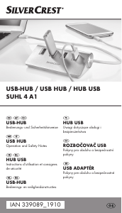 Manual SilverCrest IAN 339089 USB Hub